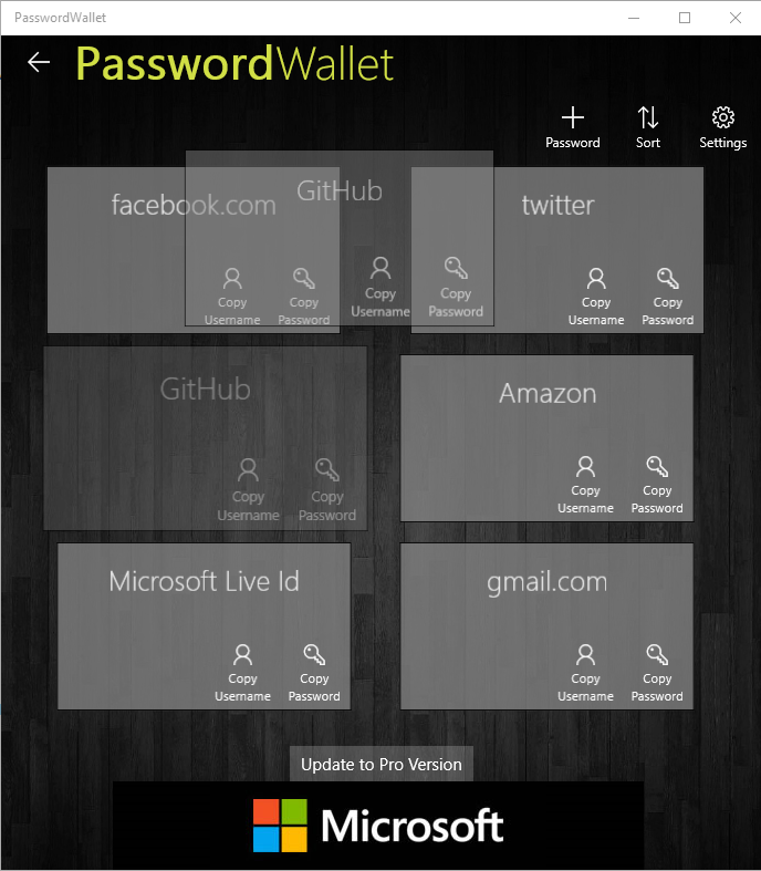 manually install passwordwallet windows 10